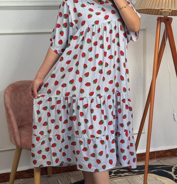 Robe fraise