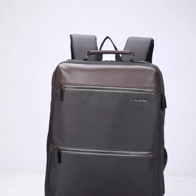 Business Backpack – رمادي غامق